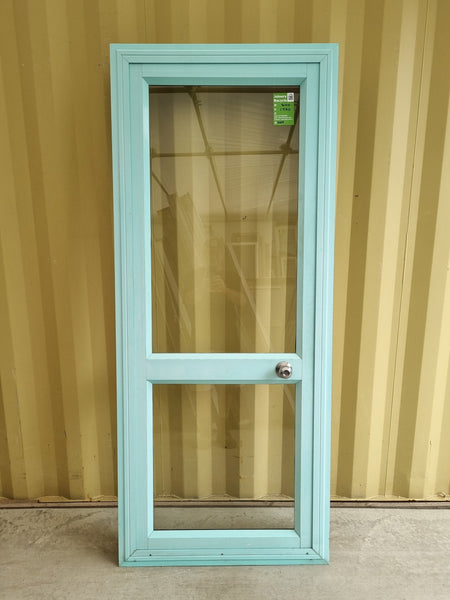 Aluminium & Glass Single Door 800 W x 1980 H  [#5009] Joinery Recycle