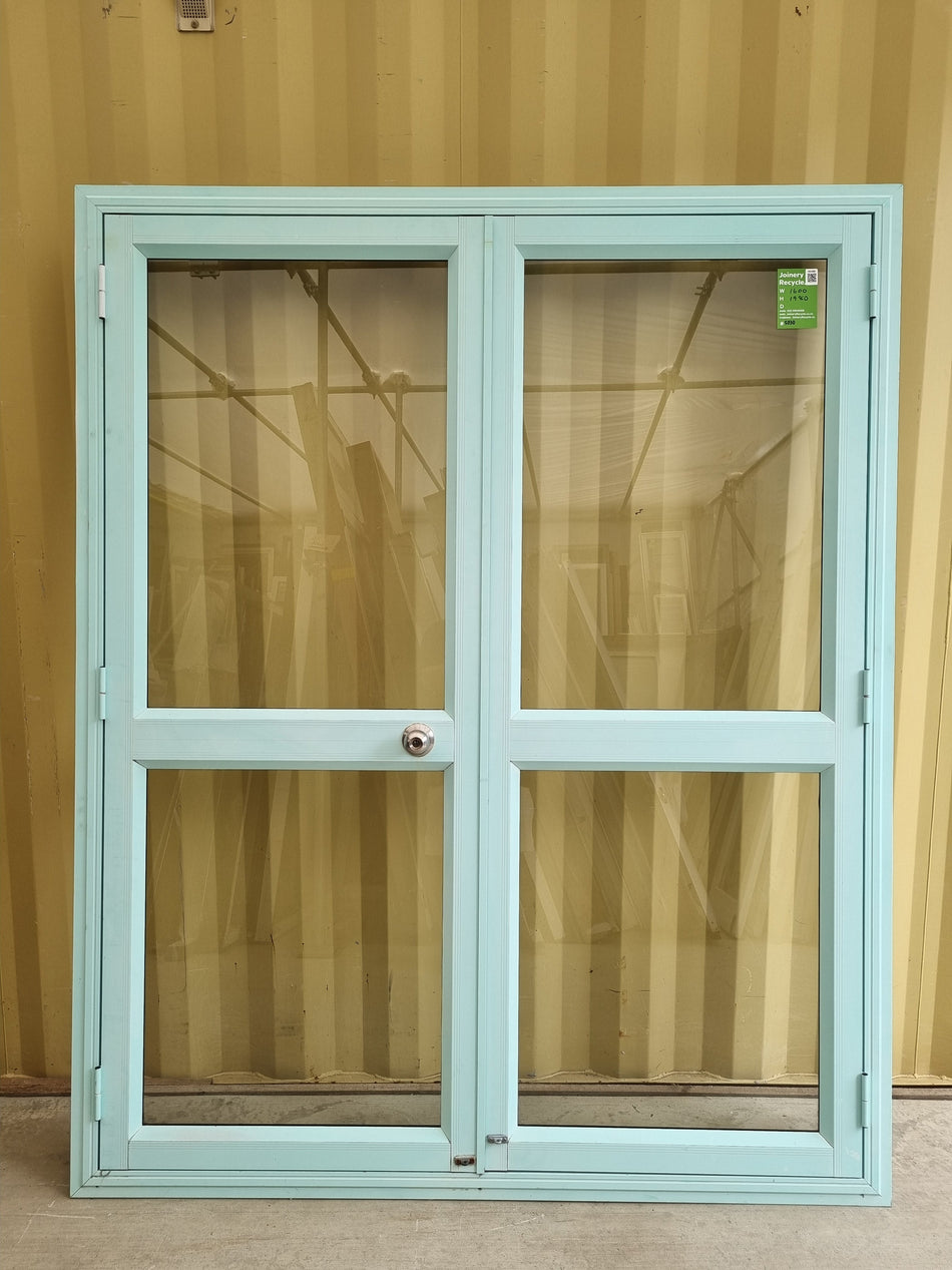 Aluminium French Door  1600 W x 1980 H [# 5031] Joinery Recycle