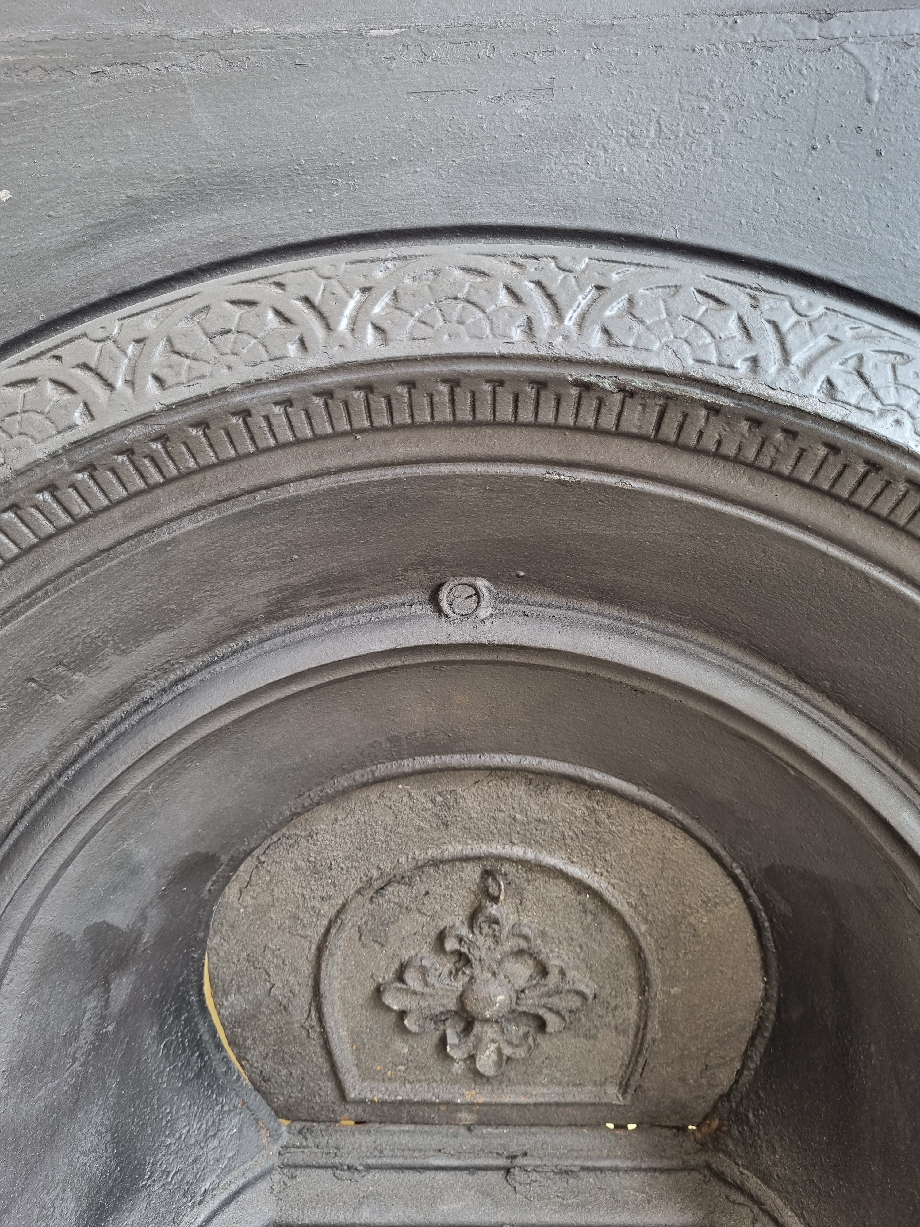Antique Cast Iron Fireplace Register 915 W  x  965 H [#5033 SF] Joinery Recycle