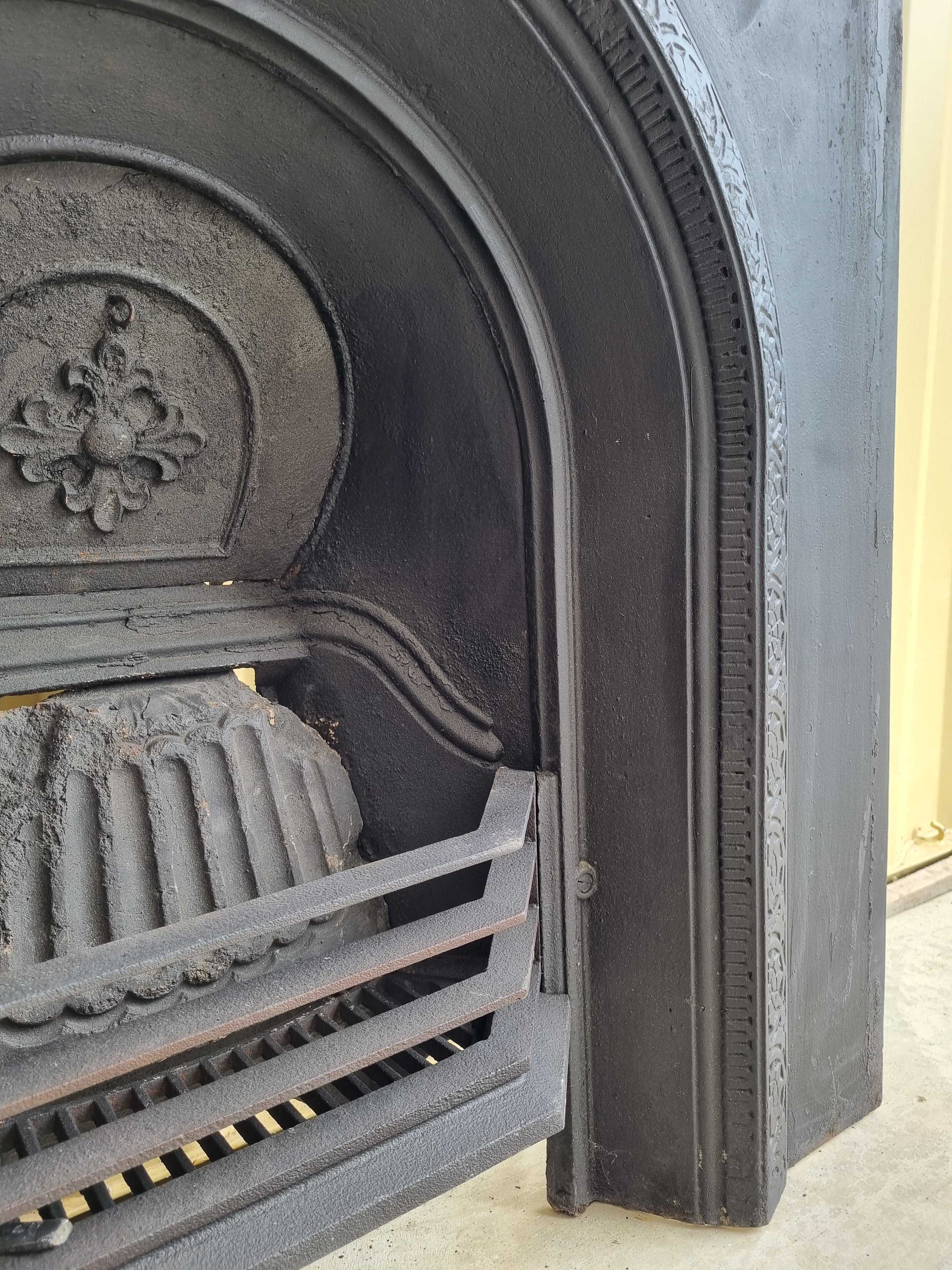 Antique Cast Iron Fireplace Register 915 W  x  965 H [#5033 SF] Joinery Recycle