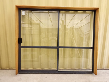 RANCH SLIDER Dark Bluey Grey  2400 W x 2000 H [#5038] Joinery Recycle