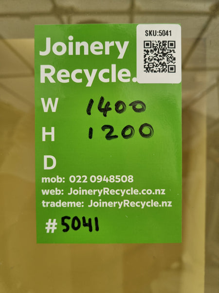 Colonial Aluminium Window White   1400 W  x 1200  H  [#5041] Joinery Recycle