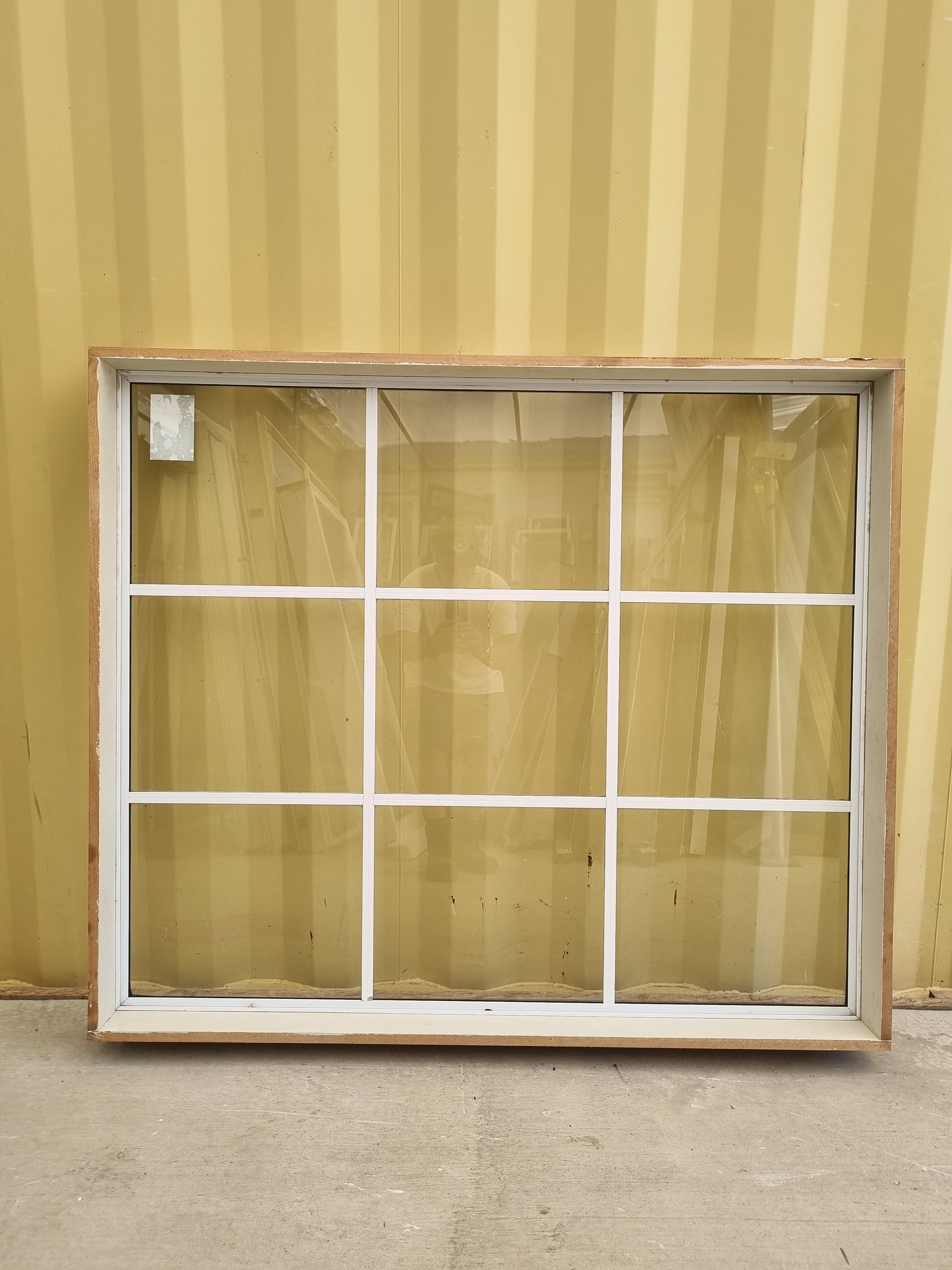 Colonial Aluminium Window White   1400 W  x 1200  H  [#5041] Joinery Recycle