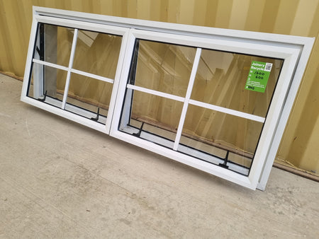 Colonial Aluminium Window White   1600 W  x 600  H  [#5042] Joinery Recycle