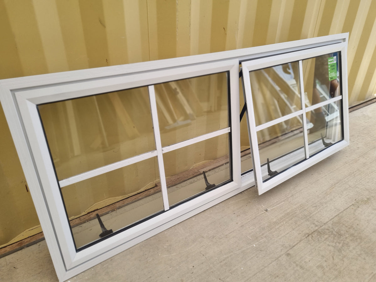 Colonial Aluminium Window White   1600 W  x 600  H  [#5042] Joinery Recycle