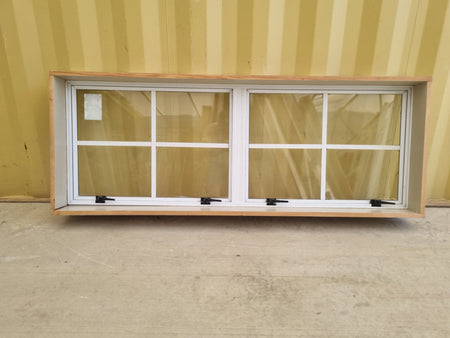 Colonial Aluminium Window White   1600 W  x 600  H  [#5042] Joinery Recycle