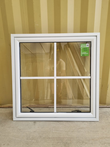 Colonial Aluminium Window White   800 W  x 800 H  [#5046] Joinery Recycle