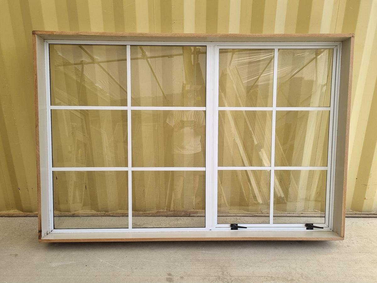 Colonial Aluminium Window White   1800 W  x 1200 H  [#5047] Joinery Recycle