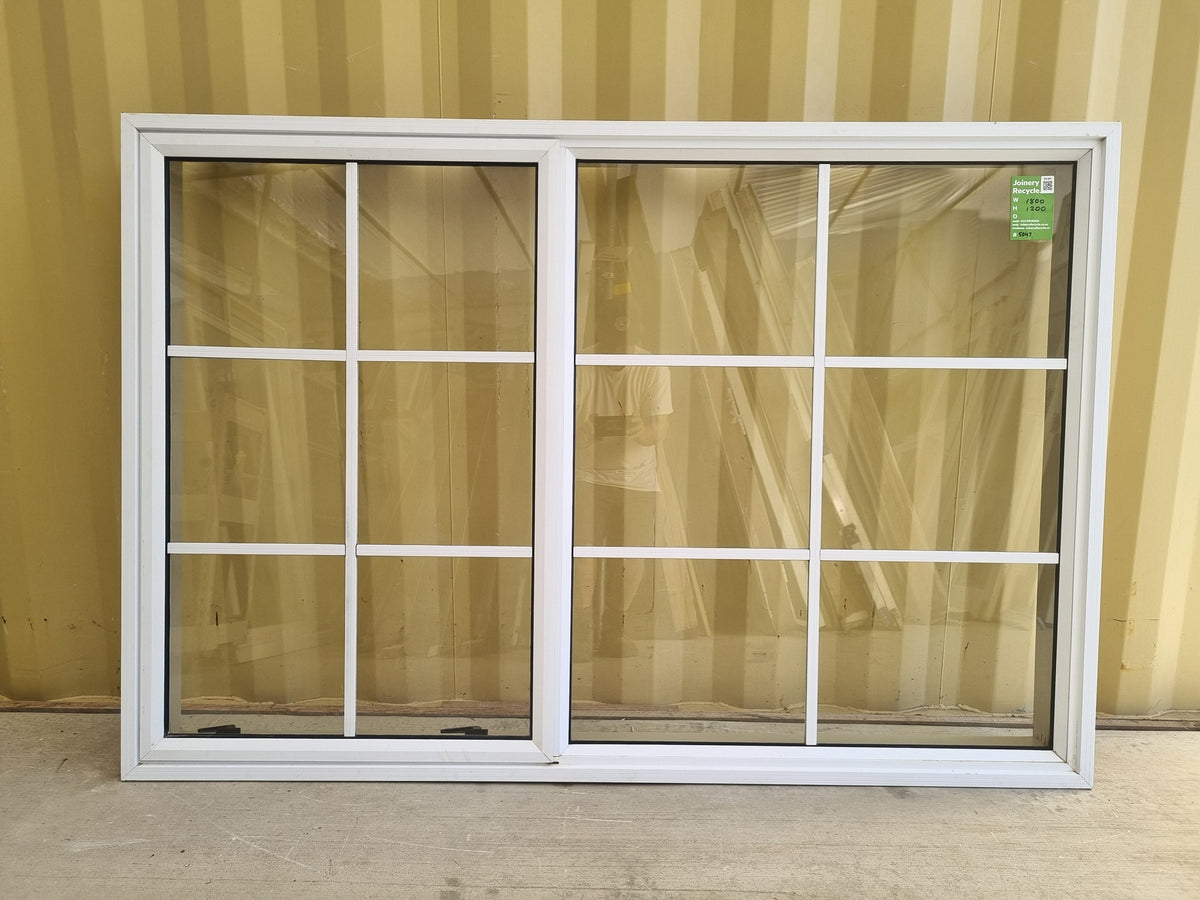 Colonial Aluminium Window White   1800 W  x 1200 H  [#5047] Joinery Recycle