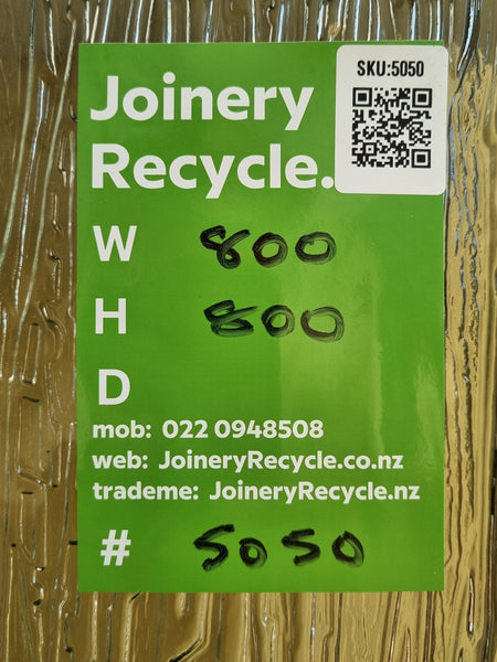 Colonial Aluminium Window White   800 W  x 800 H  [#5050] Joinery Recycle