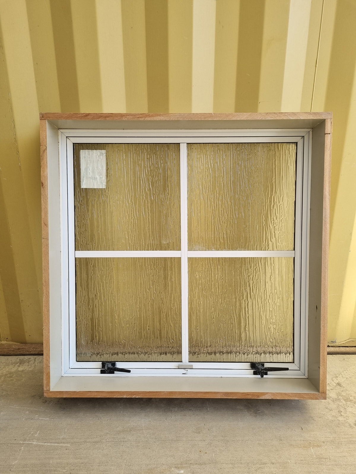 Colonial Aluminium Window White   800 W  x 800 H  [#5050] Joinery Recycle