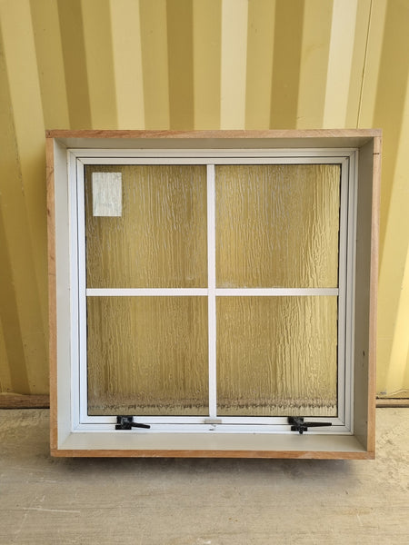 Colonial Aluminium Window White   800 W  x 800 H  [#5050] Joinery Recycle