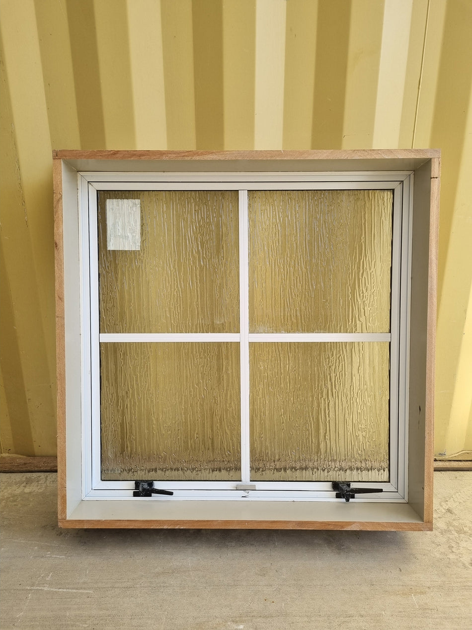 Colonial Aluminium Window White   800 W  x 800 H  [#5050] Joinery Recycle