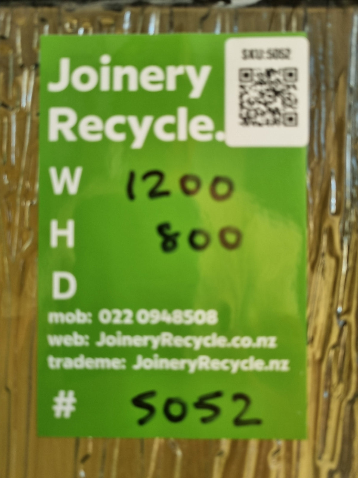 Aluminium BATHROOM Window White 1200  W  x  800 H  [#5052 SF] Joinery Recycle