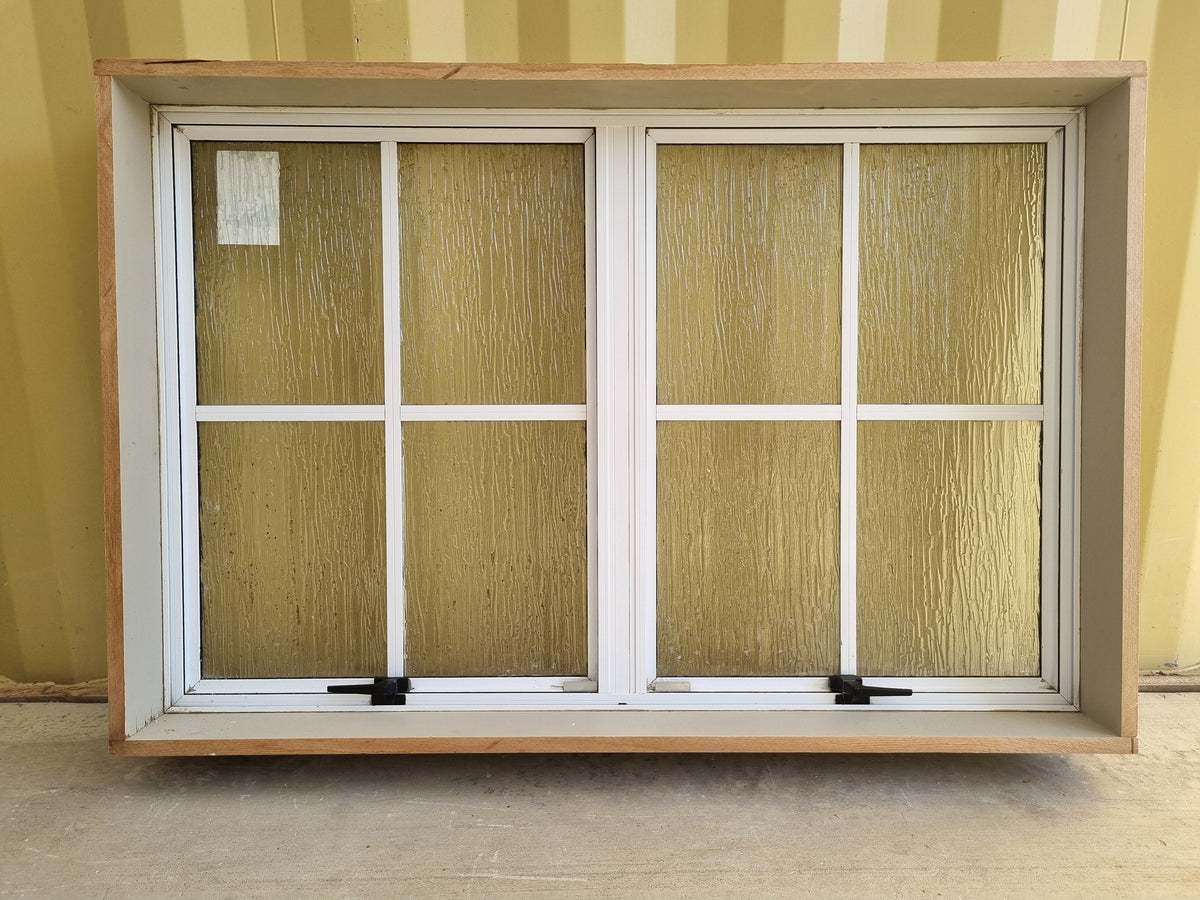 Aluminium BATHROOM Window White 1200  W  x  800 H  [#5052 SF] Joinery Recycle