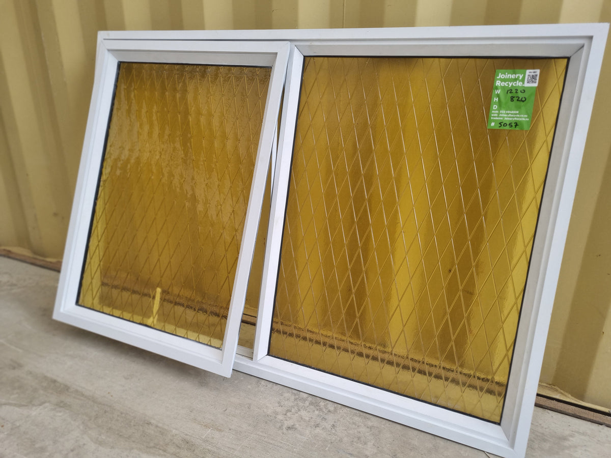 Aluminium Window White  1220 W  x  820 H  [#5057] Joinery Recycle