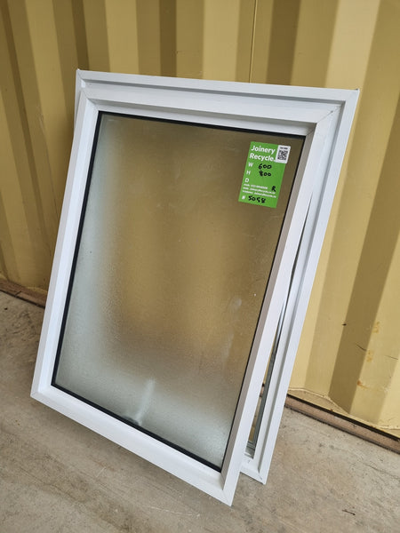 Aluminium Window White   600 W  x 800  H  [#5058 SF] Joinery Recycle
