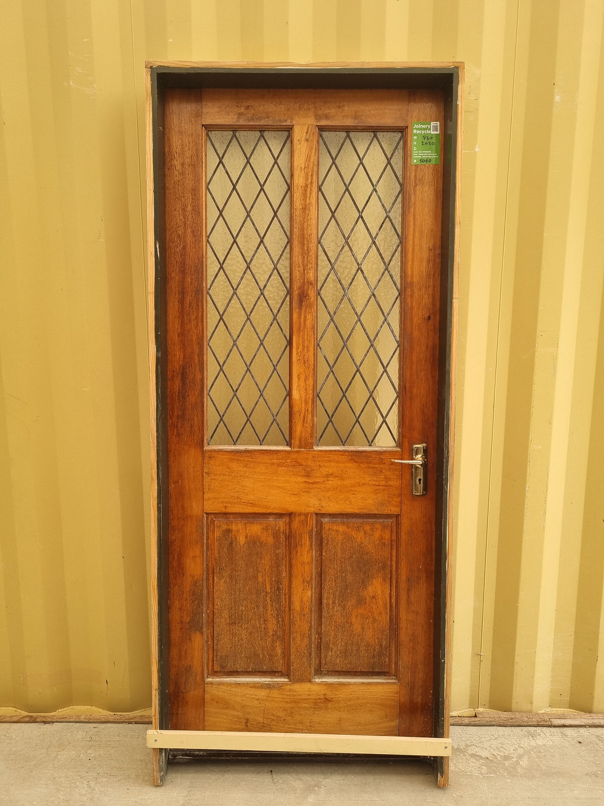Entrance Door 860 W x  2030 H [#5060] Joinery Recycle