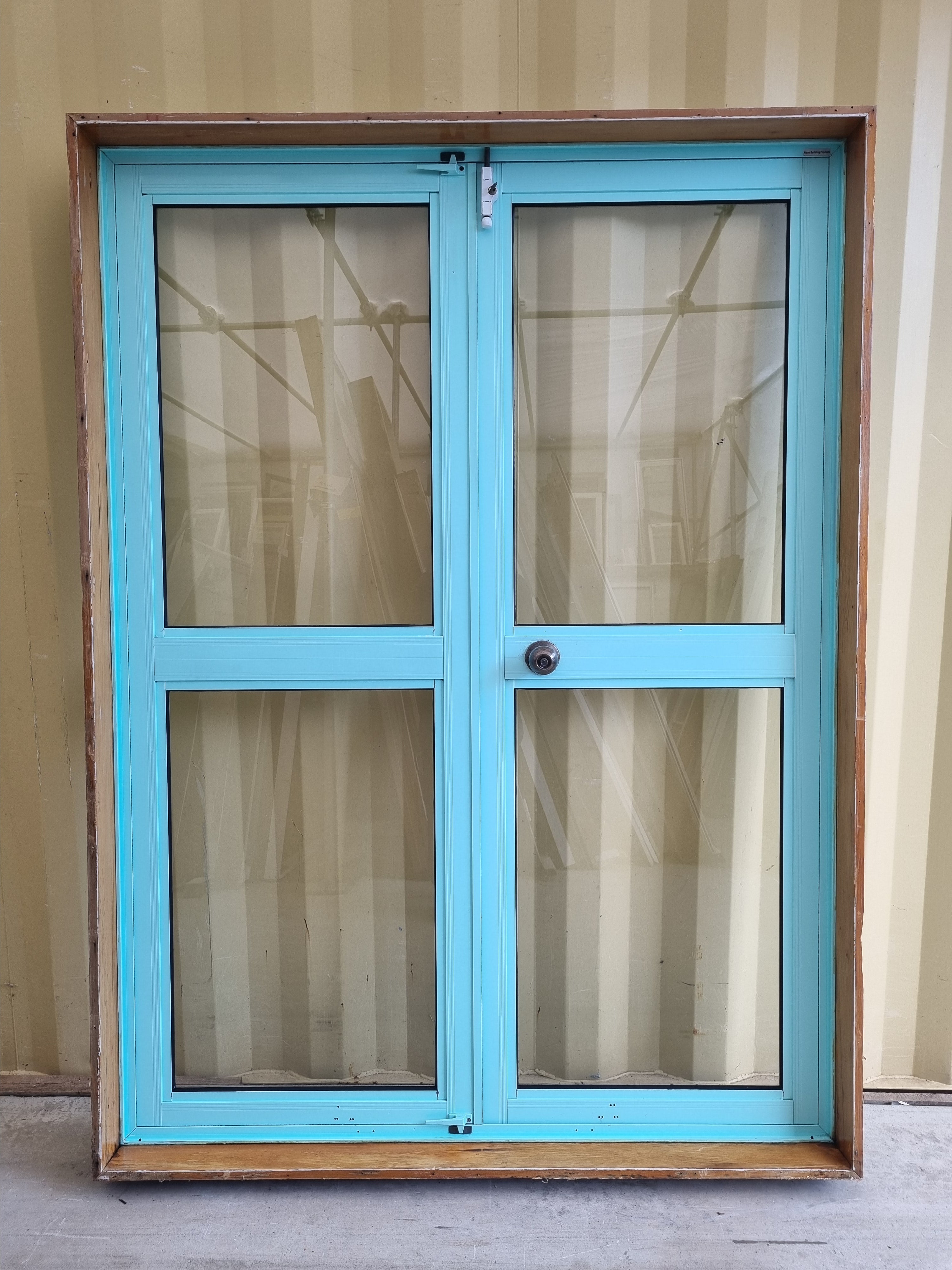 Aluminium French Door   1400 W x 1900 H [#5063] Joinery Recycle
