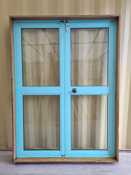 Aluminium French Door   1400 W x 1900 H [#5063] Joinery Recycle