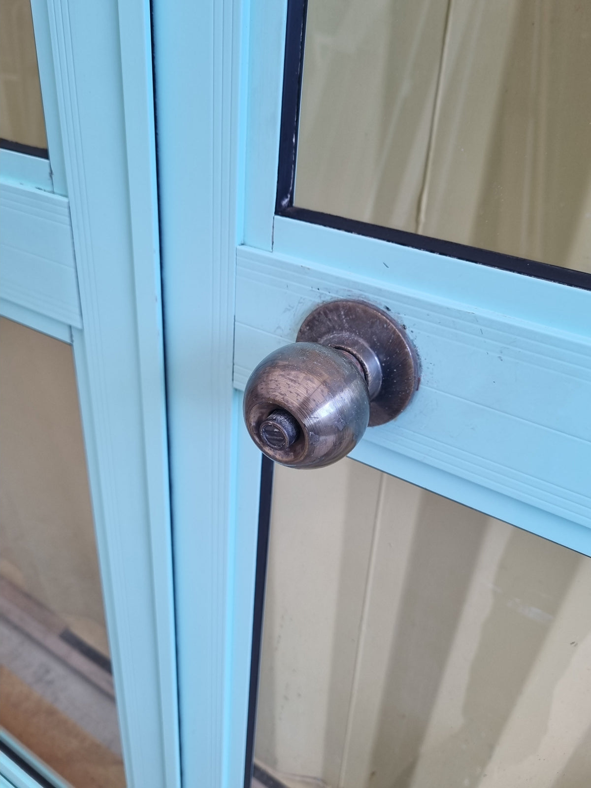 Aluminium French Door  1400 W x 1900 H [#4063 SF] Joinery Recycle