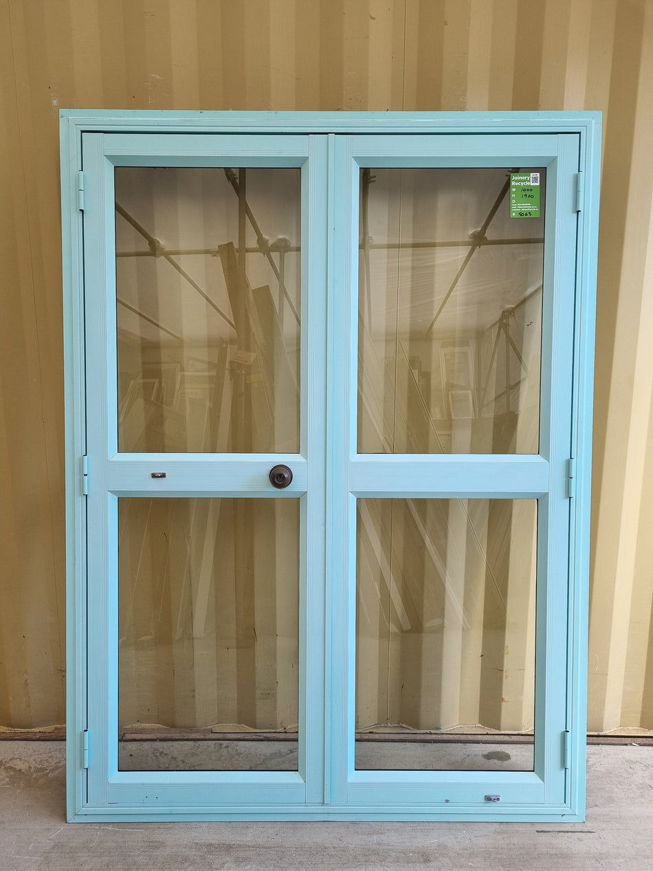 Aluminium French Door   1400 W x 1900 H [#5063] Joinery Recycle