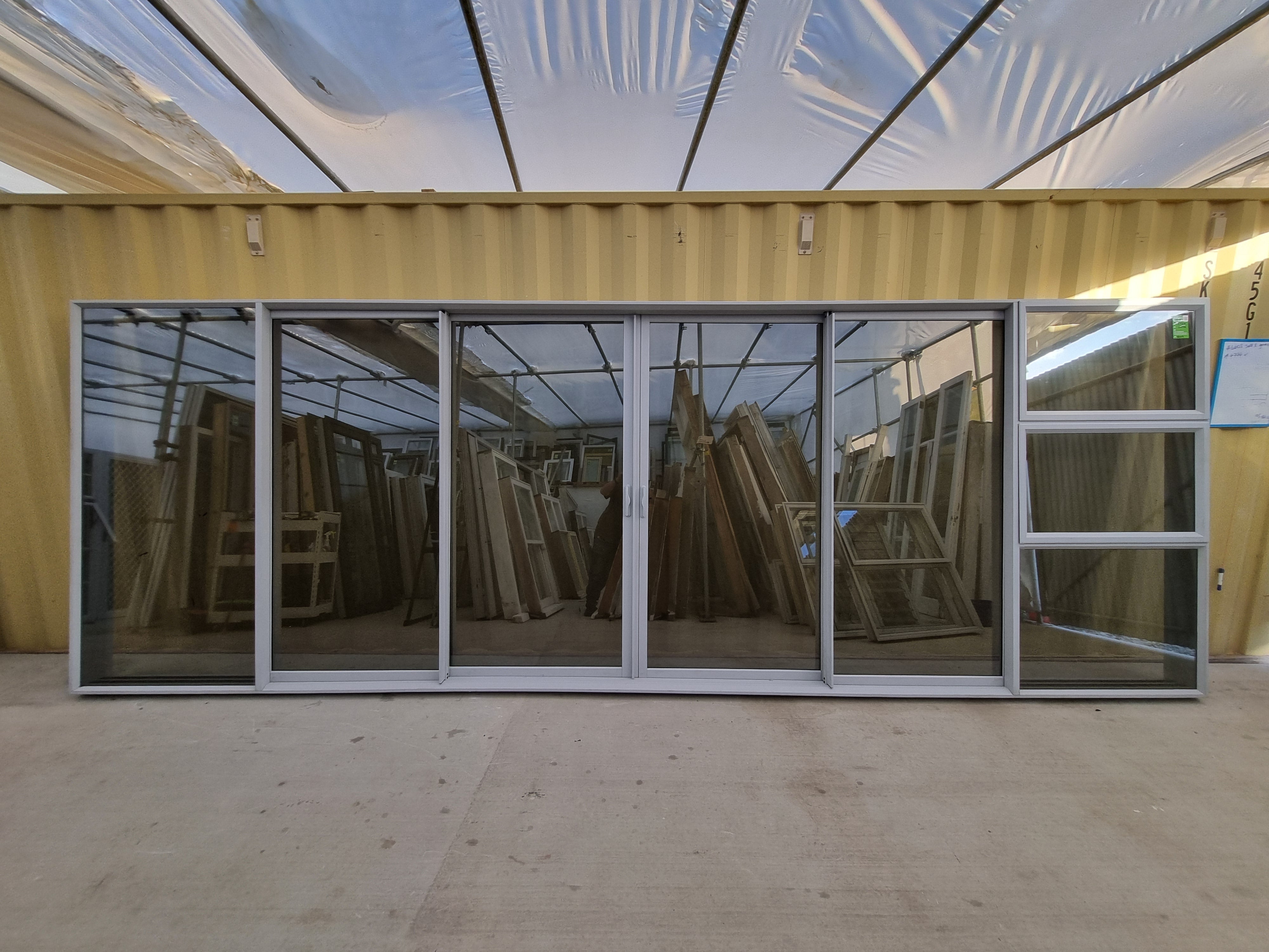 HOUSE LOT ALUMINIUM JOINERY Grey   W x  H [#BLK0058] Joinery Recycle