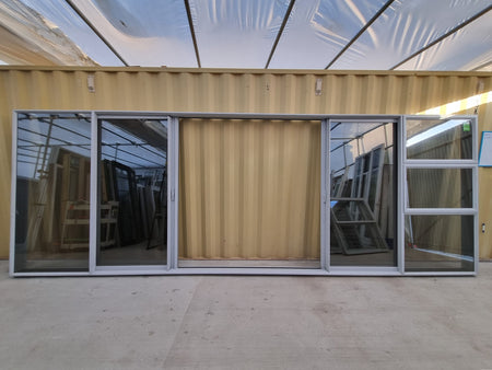 Double Door Stacker RANCH SLIDER Grey 5920 W x 2070 H [# 5065] Joinery Recycle