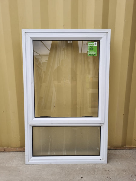 Aluminium Window White  700 W  x  1150 H  [#4577/01] Joinery Recycle