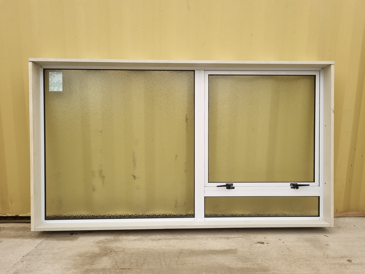 Aluminium Window White  1790 W  x  1000 H  [#5070] Joinery Recycle