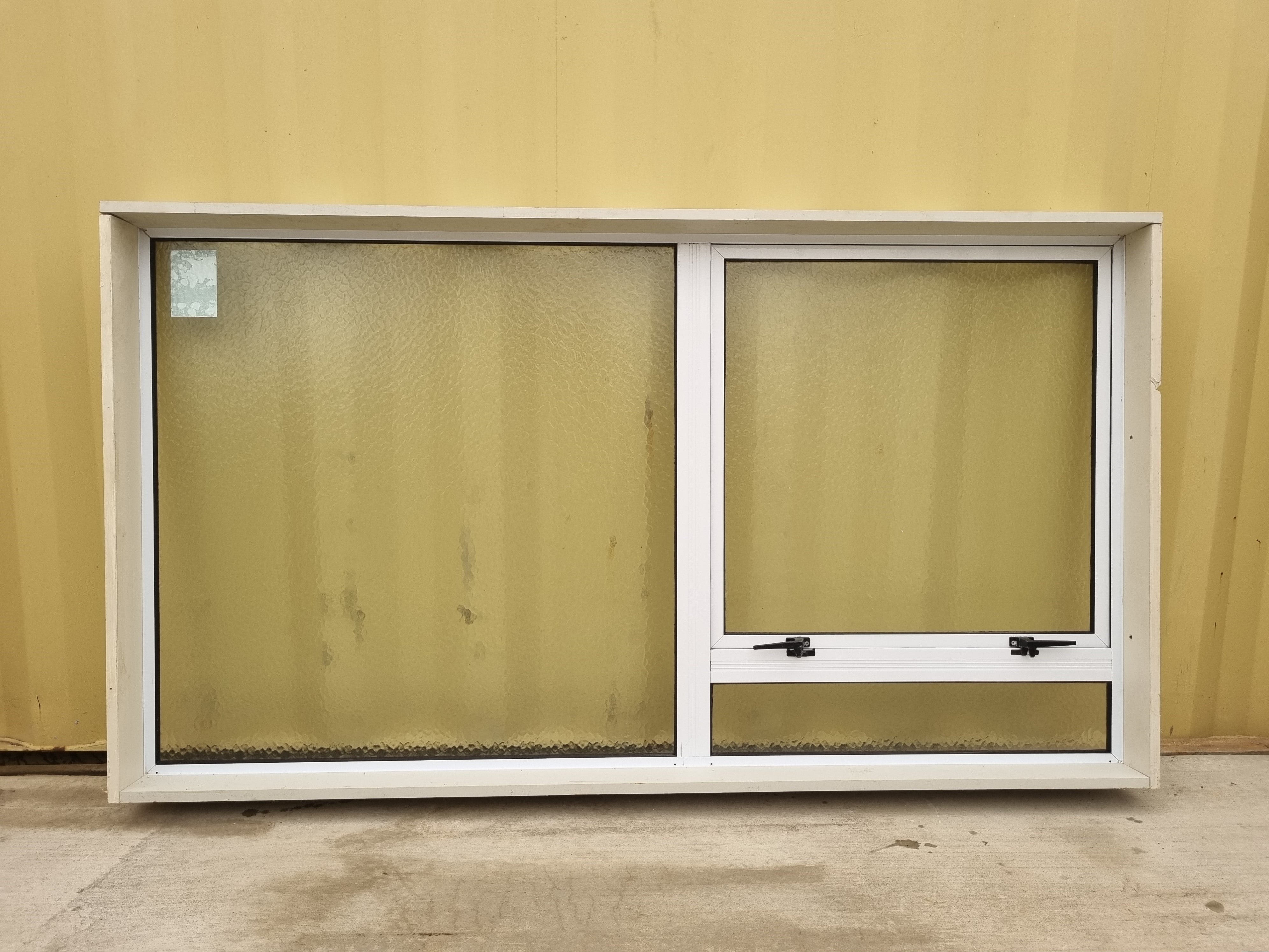 Aluminium Window White  1790 W  x  1000 H  [#5070] Joinery Recycle