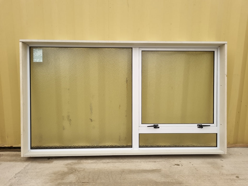 Aluminium Window White  1790 W  x  1000 H  [#5070] Joinery Recycle