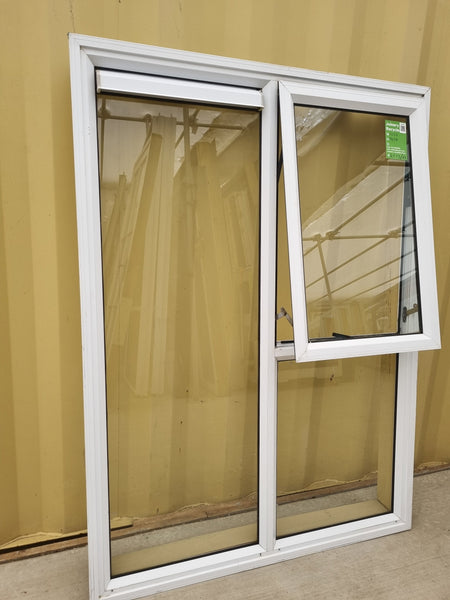 Aluminium Window White  1050 W  x  1450 H  [#4573/01 ] Joinery Recycle
