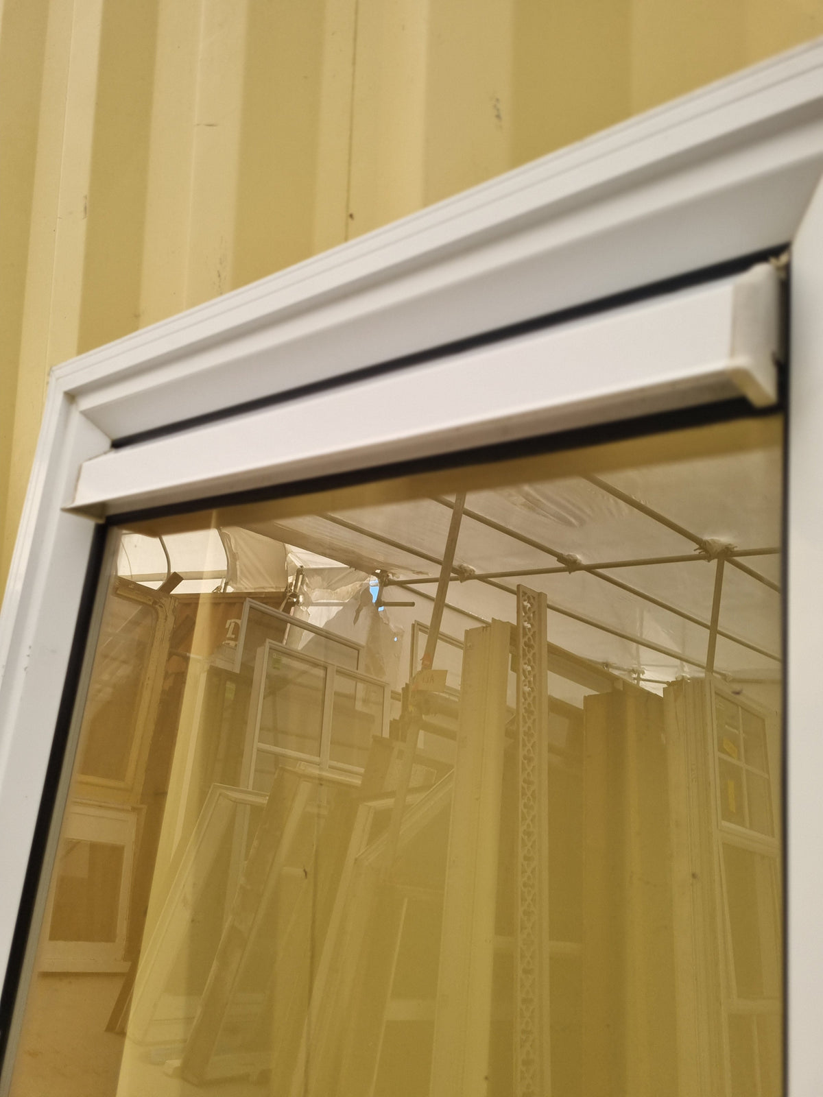 Aluminium Window White  1050 W  x  1450 H  [#4573/01 ] Joinery Recycle