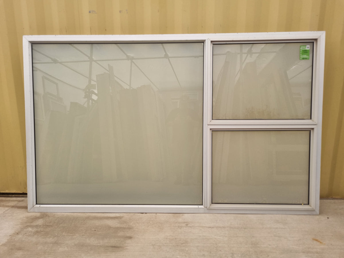 Aluminium Window Grey 2530 W  x  1520 H [#5072] Joinery Recycle