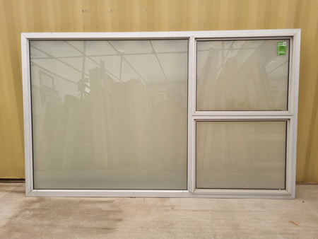 Aluminium Window Grey 2530 W  x  1520 H [#5072] Joinery Recycle