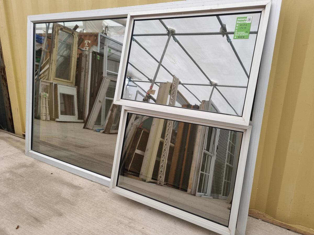 Aluminium Window Grey 2120 W  x 1310 H [#5076] Joinery Recycle