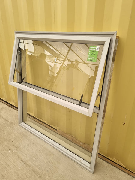 Aluminium Window Off White 1150 W  x  1200 H [#5083 SF] Joinery Recycle