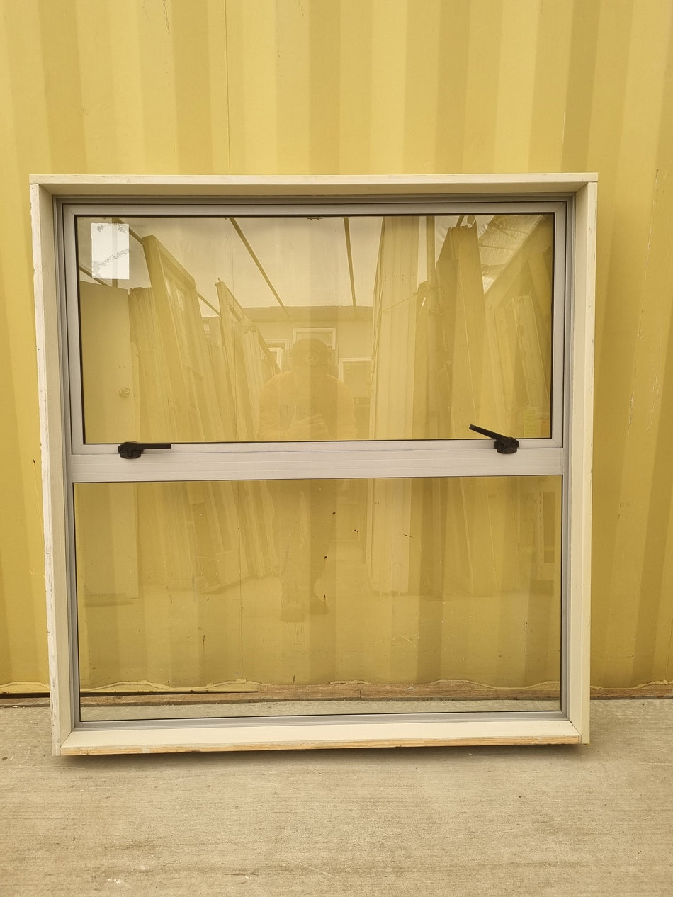 Aluminium Window Off White 1150 W  x  1200 H [#5083 SF] Joinery Recycle