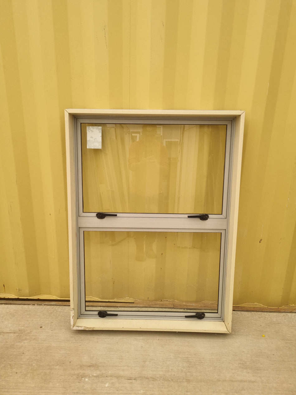 Aluminium Window Off White 900 W  x 1200 H [#5085] Joinery Recycle
