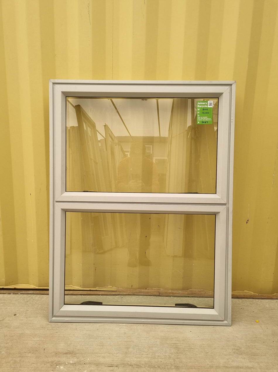 Aluminium Window Off White 900 W  x 1200 H [#5085] Joinery Recycle