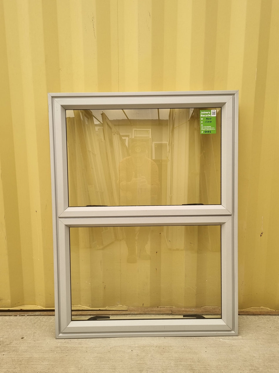 Aluminium Window Off White 900 W  x 1200 H [#5086] Joinery Recycle