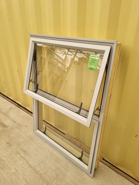 Aluminium Window Off White 900 W  x 1200 H [#5086] Joinery Recycle