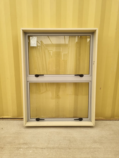 Aluminium Window Off White 900 W  x 1200 H [#5086] Joinery Recycle