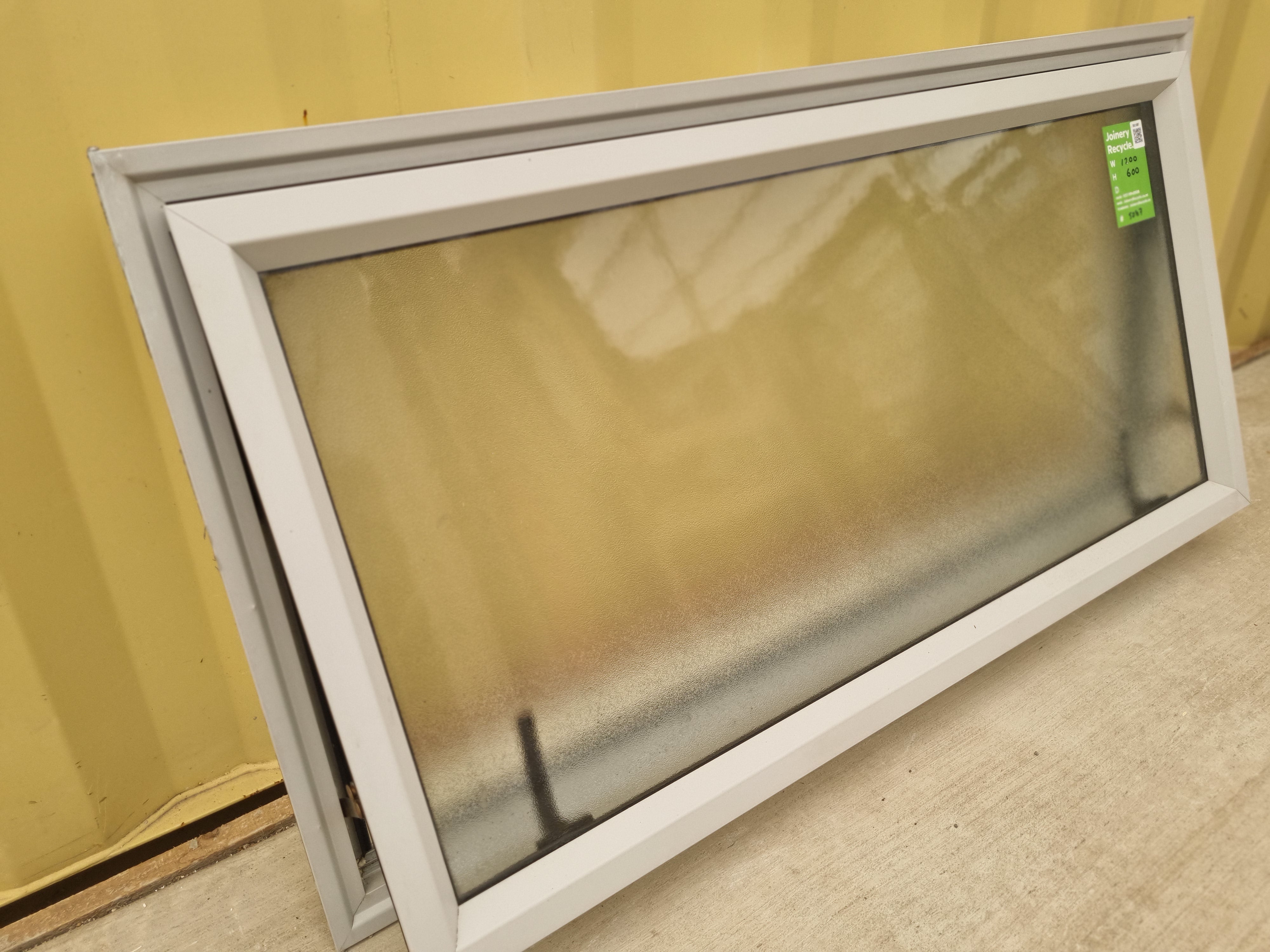 Aluminium Window Off White 1200 W  x 600 H [#5087] Joinery Recycle