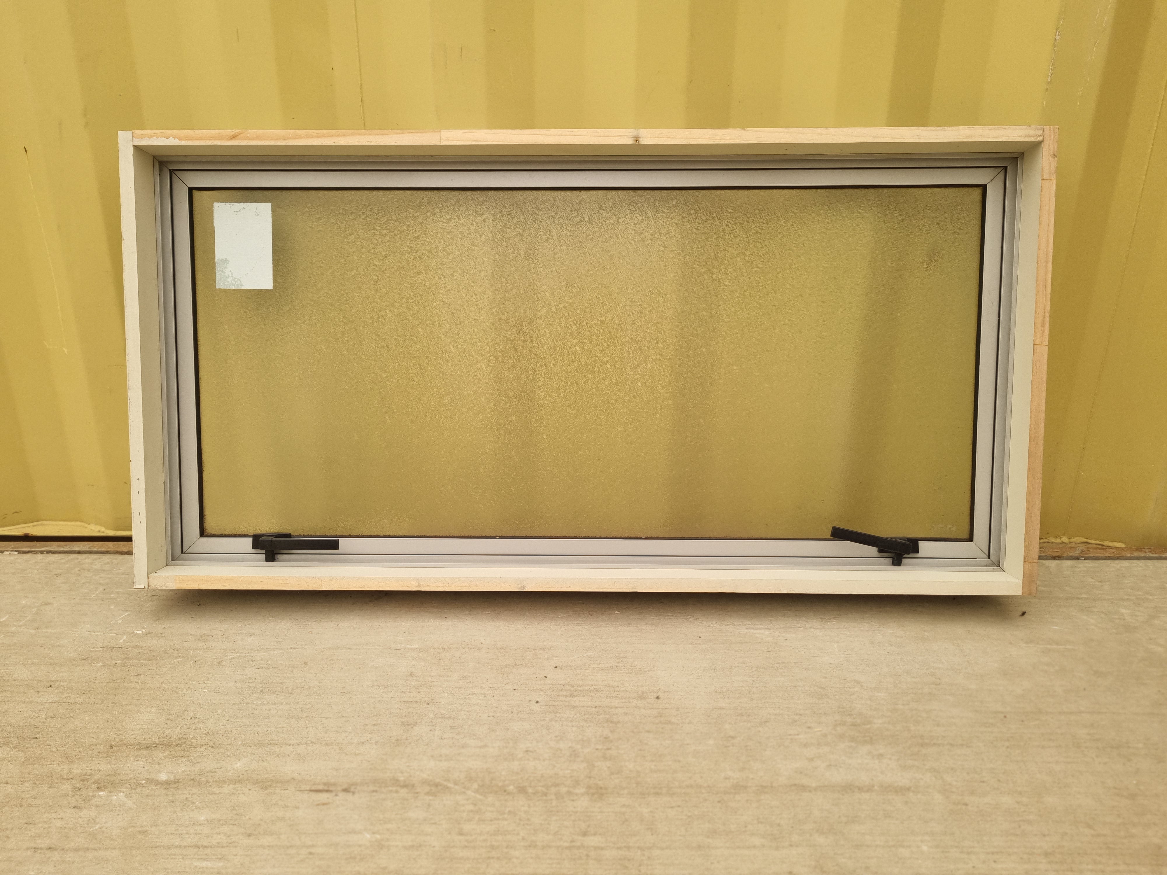 Aluminium Window Off White 1200 W  x 600 H [#5087] Joinery Recycle