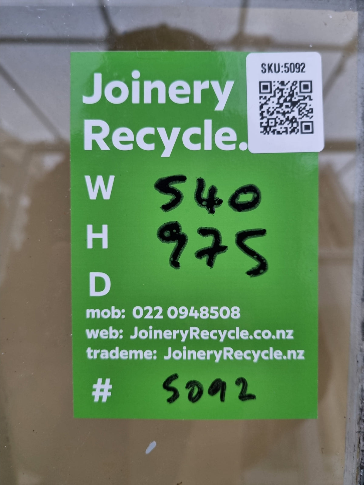 Vintage Timber 4-Pane Window Sash – Colonial Style 540 W  x  975 H  [#5092] Joinery Recycle