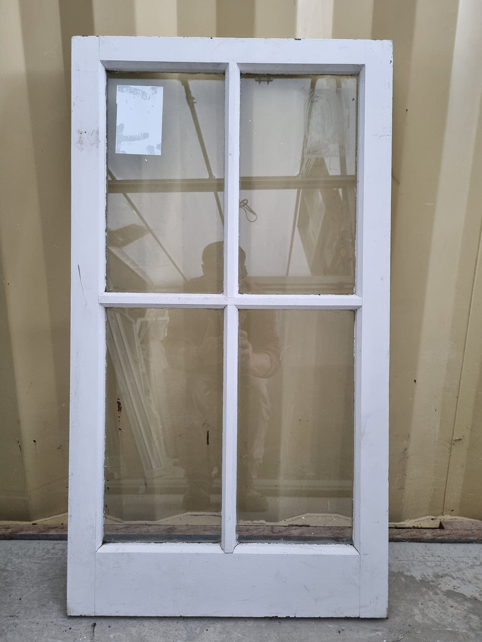 Vintage Timber 4-Pane Window Sash – Colonial Style 540 W  x  975 H  [#5092] Joinery Recycle