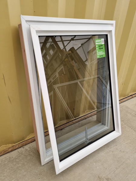 Aluminium Window White  600 W  x 800  H  [#5098] Joinery Recycle