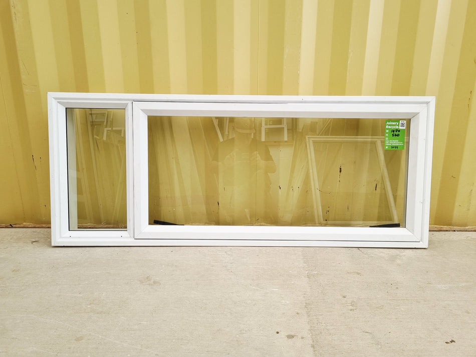Aluminium Window White  1470 W  x  560 H  [#5099] Joinery Recycle